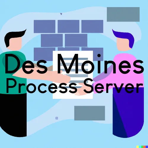 IA Process Servers in Des Moines, Zip Code 50361