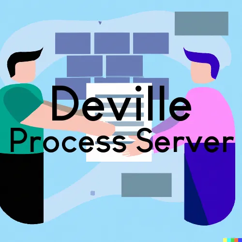 Deville, Louisiana Process Servers and Field Agents