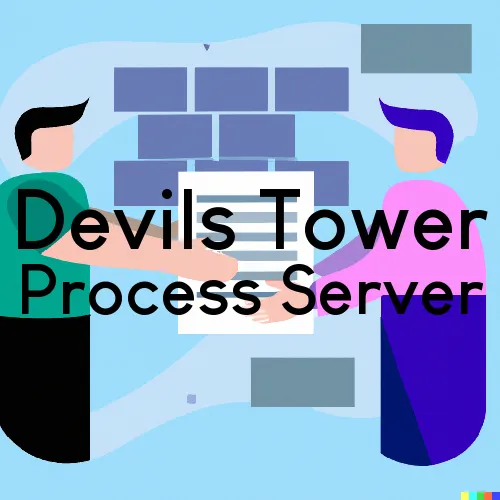 Devils Tower, WY Process Servers in Zip Code 82714