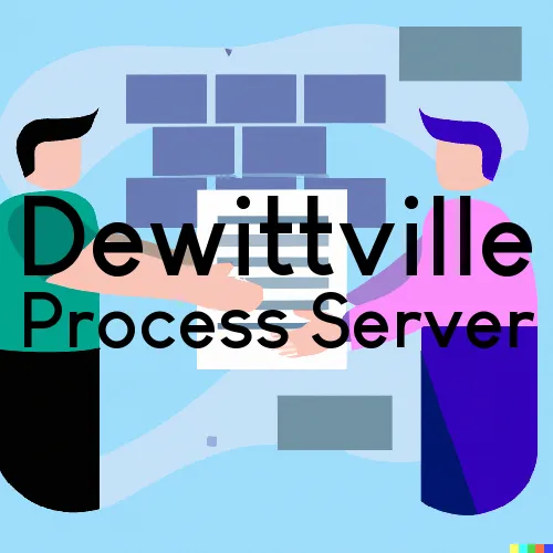 Dewittville, New York Process Server, “Server One“ 