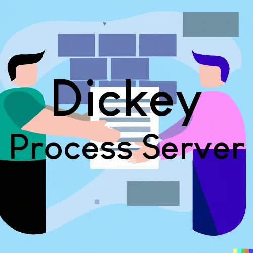 Dickey, North Dakota Process Servers