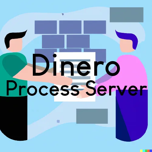 Dinero, TX Process Servers in Zip Code 78350
