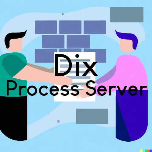Dix, Illinois Process Servers