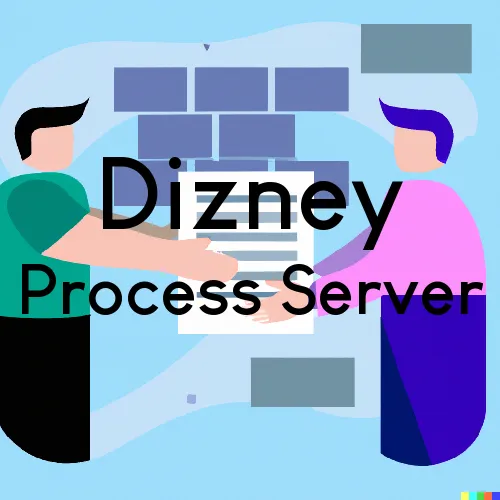 Dizney, KY Process Servers in Zip Code 40828