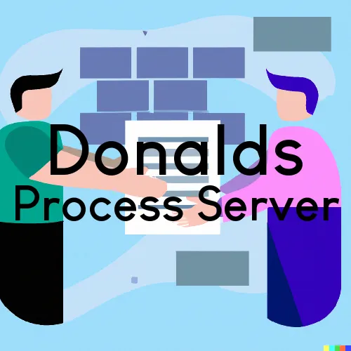 Donalds, SC Process Servers in Zip Code 29638