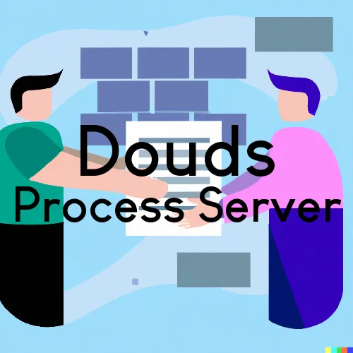 Douds, Iowa Process Servers and Field Agents