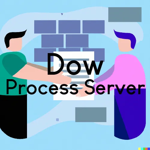 Dow, Illinois Court Couriers and Process Servers