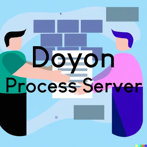 Doyon, ND Process Server, “Chase and Serve“ 