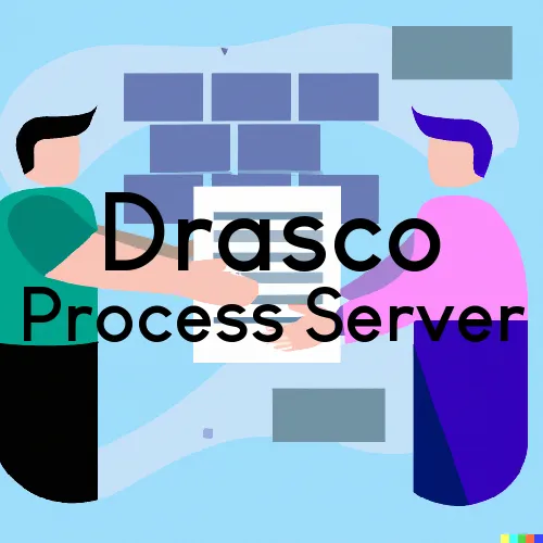 Drasco, AR Process Servers in Zip Code 72530