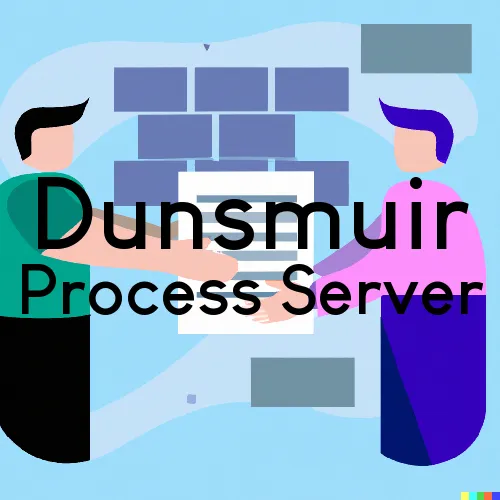 Dunsmuir, CA Process Servers in Zip Code 96025