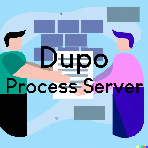 Dupo, IL Process Server, “Alcatraz Processing“ 