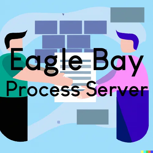 Eagle Bay, NY Process Server, “On time Process“ 