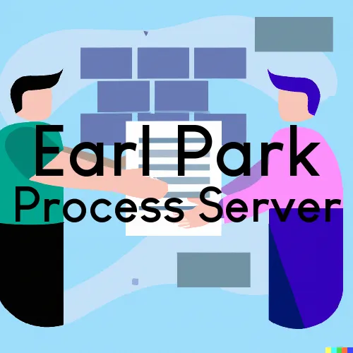 Earl Park, IN Process Servers and Courtesy Copy Messengers
