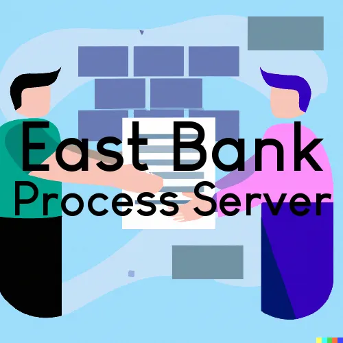 East Bank, WV, Zip Code 25067 Process Servers
