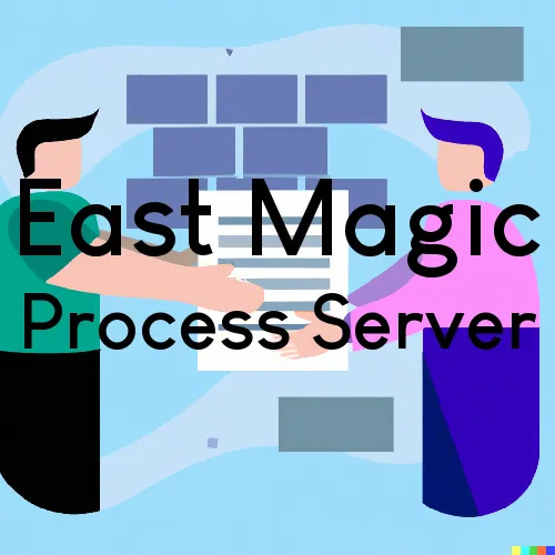 East Magic, ID Process Servers and Courtesy Copy Messengers