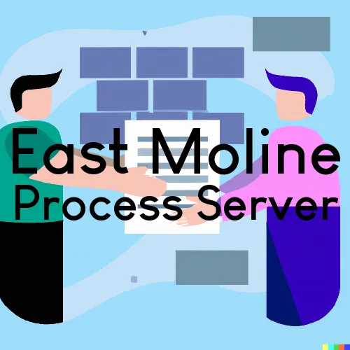 East Moline, IL Process Servers in Zip Code 61244
