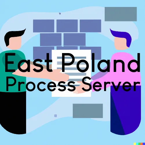 East Poland Subpoena Process Servers in Zip Code 04230 