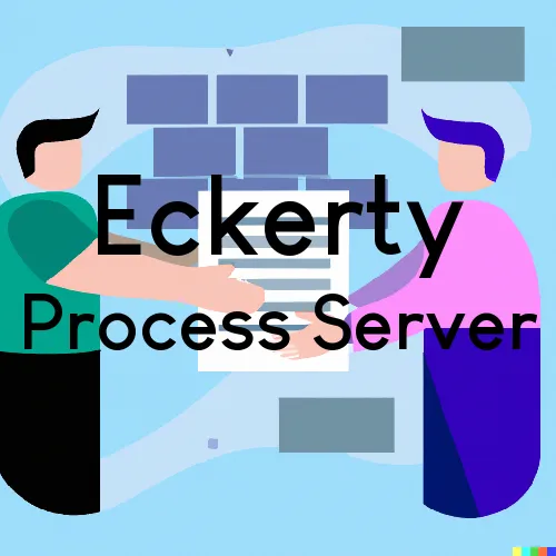 Eckerty, Indiana Process Servers and Field Agents
