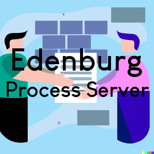 Edenburg, IL Process Server, “On time Process“ 