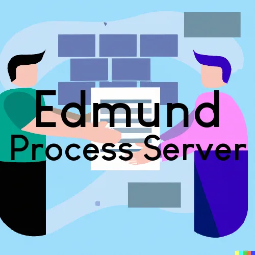 Edmund, WI Process Servers in Zip Code 53535