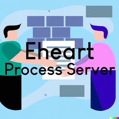 Eheart, VA Process Servers and Courtesy Copy Messengers