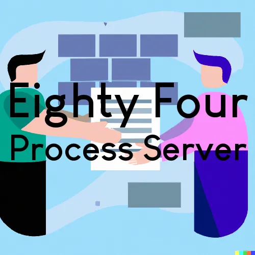 Eighty Four Process Server, “Serving by Observing“ 