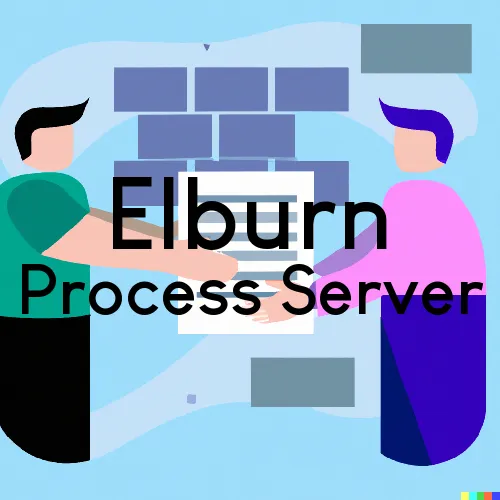 Elburn, IL Process Servers in Zip Code 60119