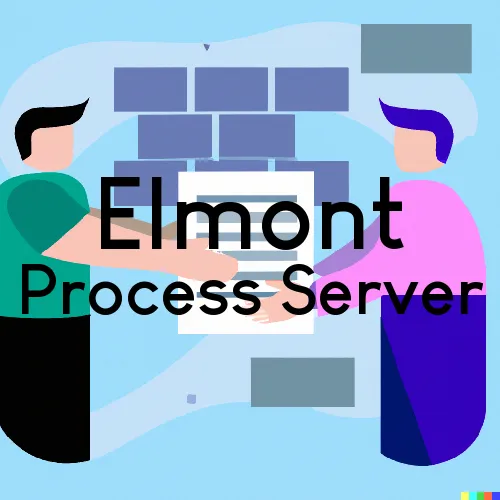 Site Map for Elmont, New York Process Server