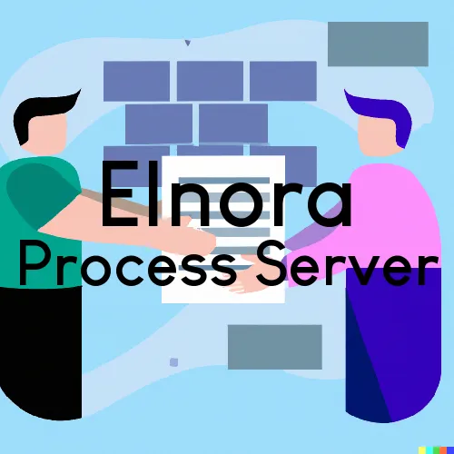 Elnora, IN Process Servers in Zip Code 47529