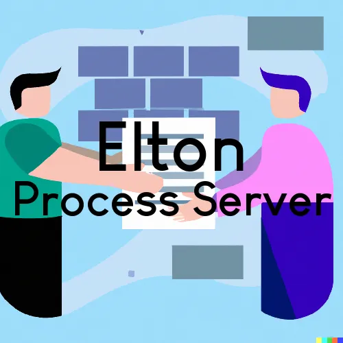 Elton, West Virginia Process Servers 