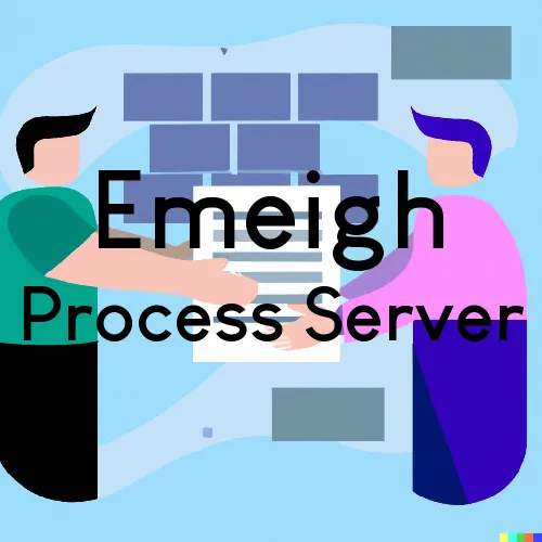Emeigh, PA Process Servers in Zip Code 15738