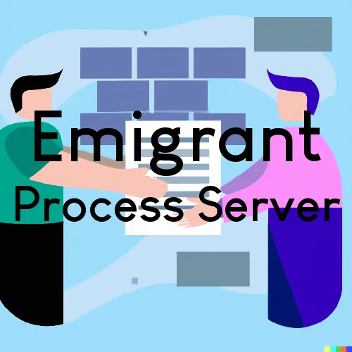 Emigrant, MT Process Server, “Process Servers, Ltd.“ 