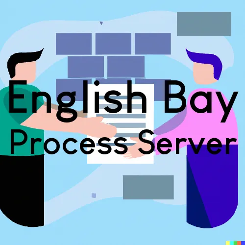 English Bay, AK Process Server, “Serving by Observing“ 