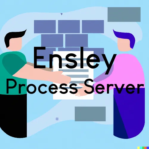 Ensley, AL Process Servers and Courtesy Copy Messengers
