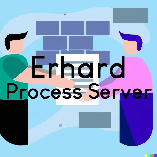 Erhard, Minnesota Process Servers