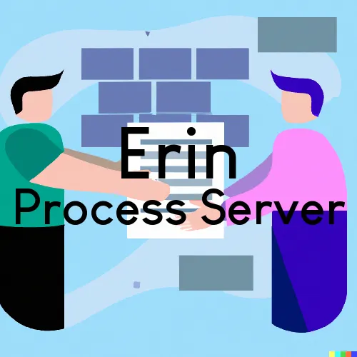 Erin, Tennessee Process Servers 