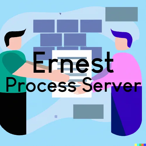 Ernest, Pennsylvania Process Servers and Field Agents
