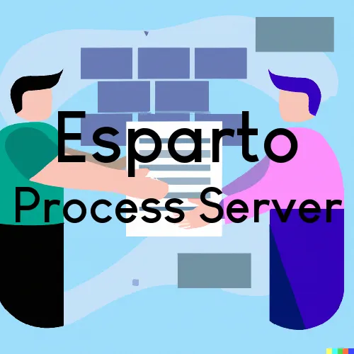 CA Process Servers in Esparto, Zip Code 95607