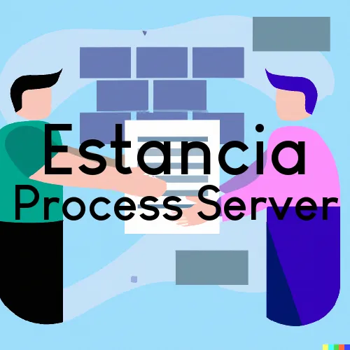 Estancia, NM Process Server, “Chase and Serve“ 