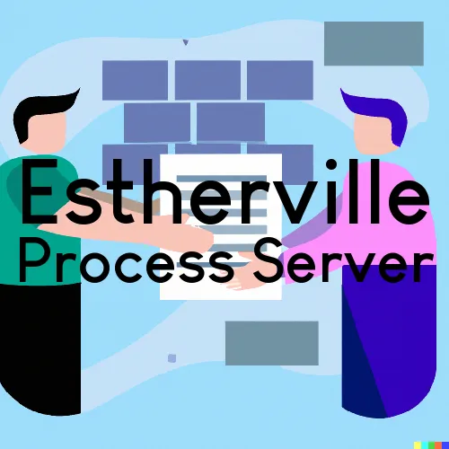 Iowa Process Servers in Zip Code 51334  