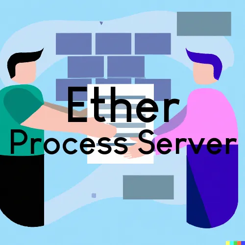 Ether, NC Process Servers in Zip Code 27247