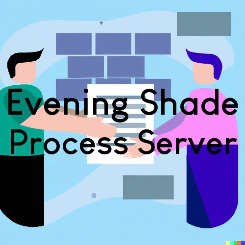 Evening Shade, AR Process Servers and Courtesy Copy Messengers