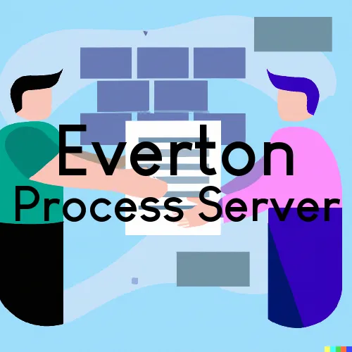 Everton, AR Process Servers in Zip Code 72633