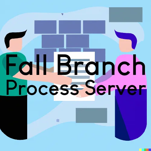 Process Servers in Fall Branch, Tennessee 
