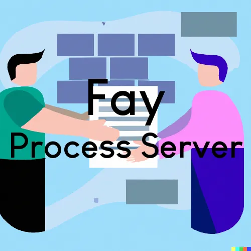 Fay, OK Process Servers and Courtesy Copy Messengers
