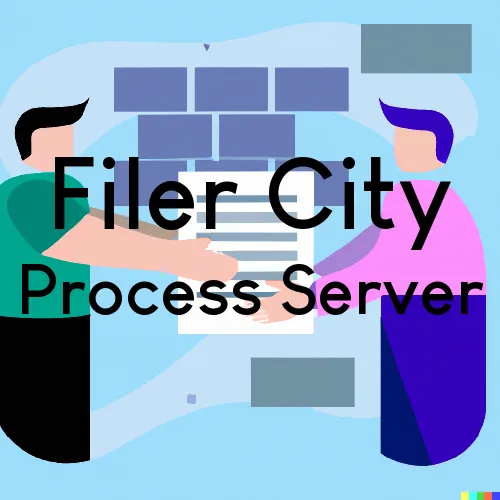 Filer City Process Server, “Rush and Run Process“ 