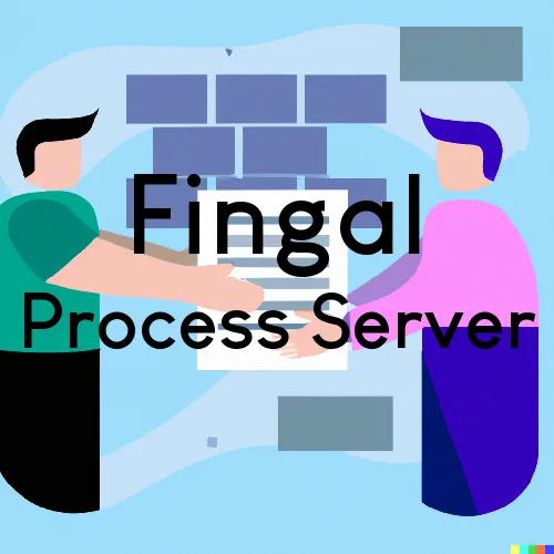 Fingal, North Dakota Process Servers