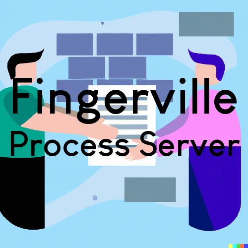 Fingerville, SC Process Servers in Zip Code 29338