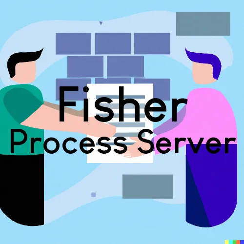 Fisher Process Server, “Serving by Observing“ 