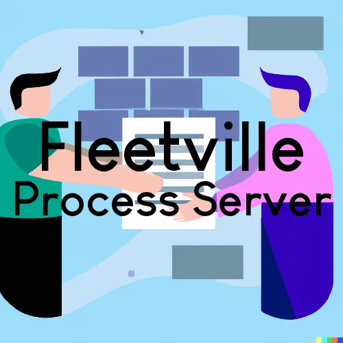 Fleetville, PA Process Servers in Zip Code 18420
